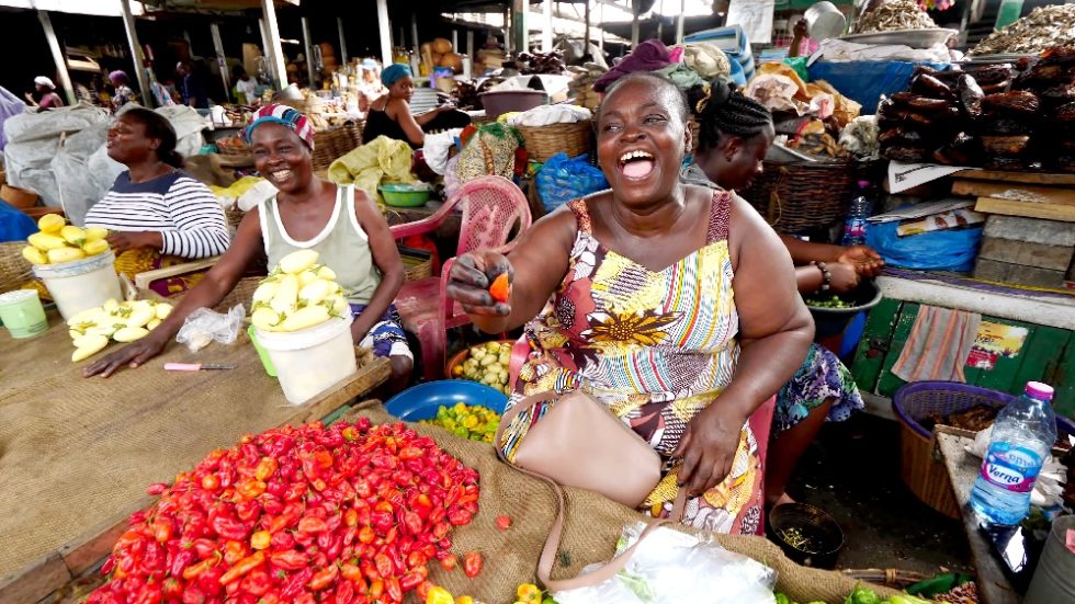 Market Women Trading